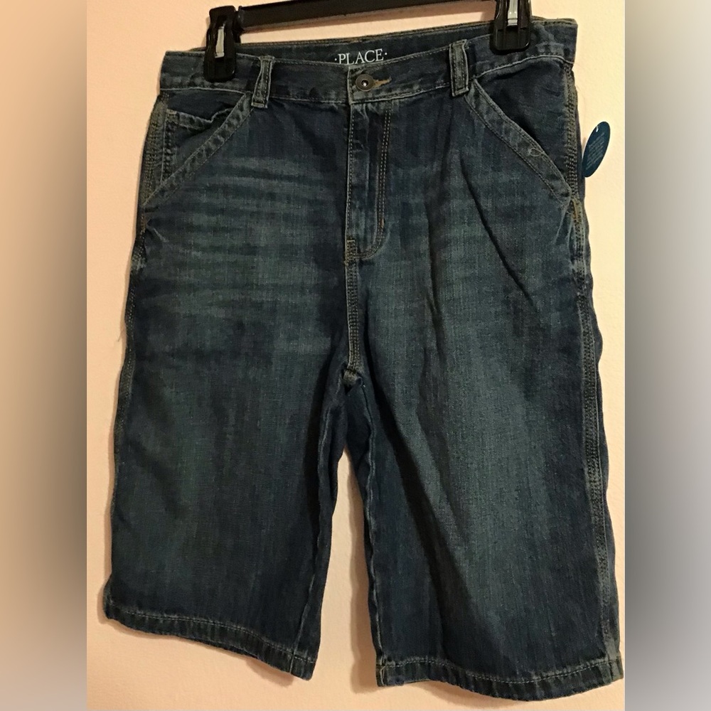 NWT The children’s place boys Jean shorts size 16